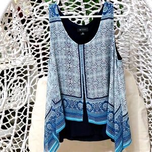 AB STUDIO Sleeveless Top SZ.M